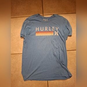 Hurley Blue Graphic T-Shirt (L)